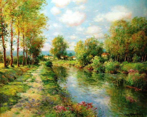 法国画家笔下的风景油画,真明媚