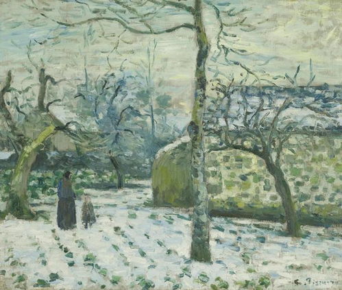 莫奈和毕沙罗等印象派都画雪,只有他的雪景油画,谁也无可比拟