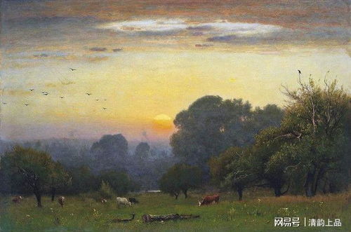 美国画家乔治 英尼斯油画风景作品欣赏