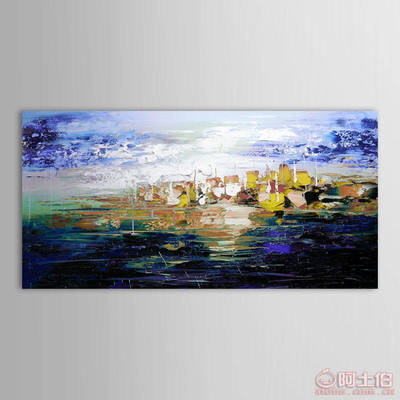 【丹凡抽象酒店宾馆装饰画加框油画厂家直销纯手绘抽象油画定制批发51891】义乌市丹凡油画厂 - 产品库