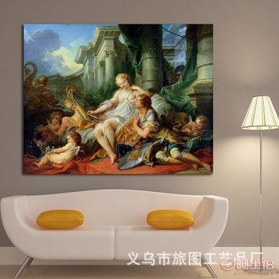 【旅图仿真欧式古典人物油画酒店会所别墅装饰画手绘油画定制厂家直销】 - 产品库 - 义乌市旅图工艺品厂