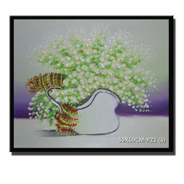 纯手绘厚油花卉油画 欧式典雅，点亮空间的艺术之选