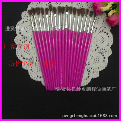 供应尼龙毛描笔与勾线笔 质量保证的专业油画工具