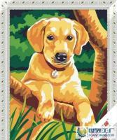 三景DIY手绘数字油画 厂家直供，优质打造宠物艺术体验