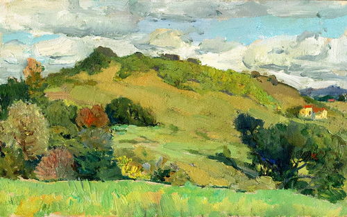 净化心灵的视觉诗篇——谈杨鸣山风景写生油画的审美价值