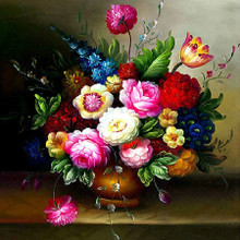 最新最全油画花瓶 艺术收藏与家居装饰的完美融合